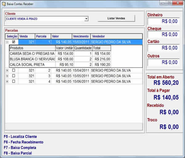 imagem sistema de contas a receber