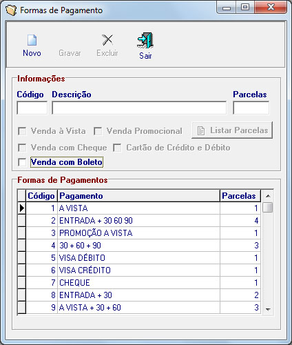 imagem sistema formas de pagamento